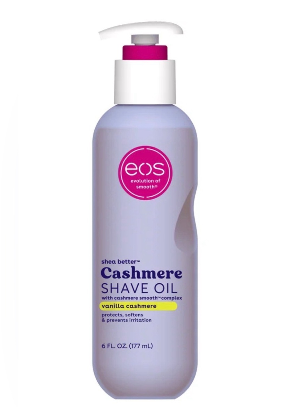 New- eos Cashmere Shave Oil - Vanilla Cashmere (Lavender)